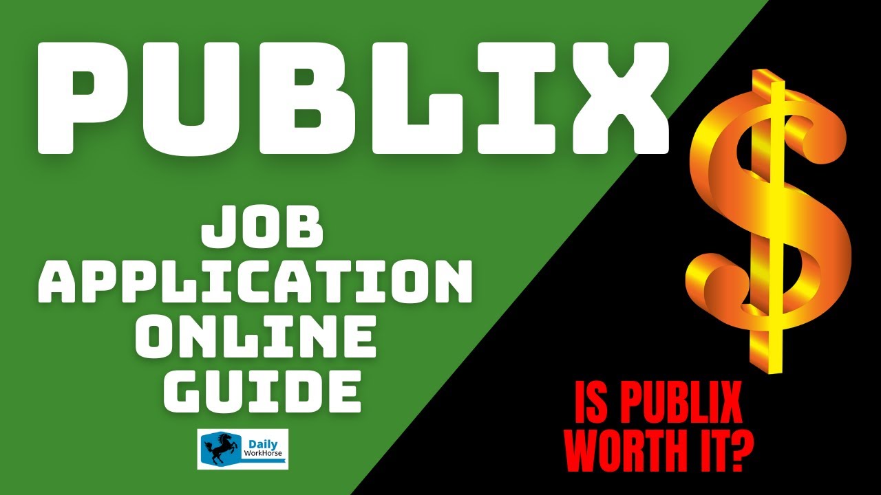 'Video thumbnail for Publix Job Application Online Guide to Getting Hired'