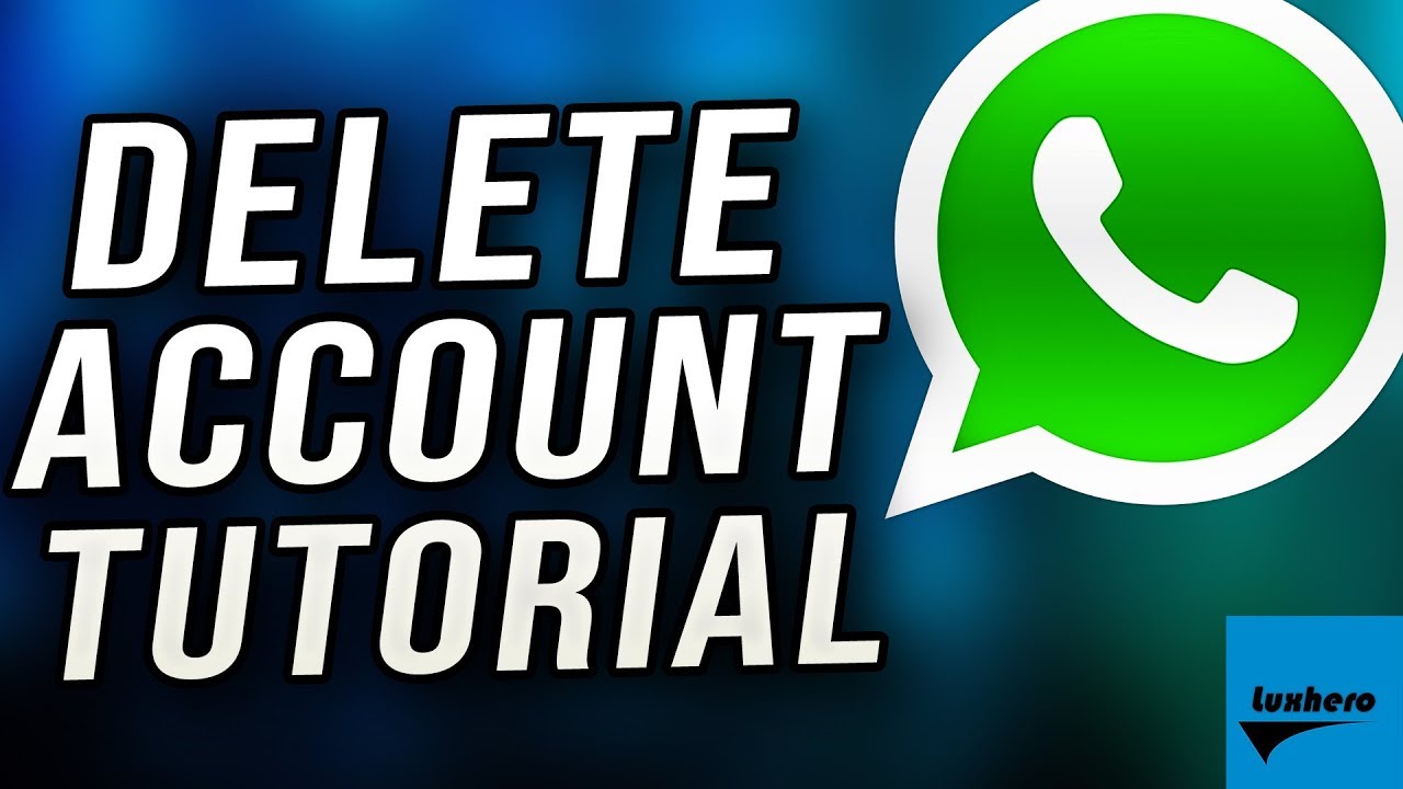 'Video thumbnail for WhatsApp - How to Delete Account'