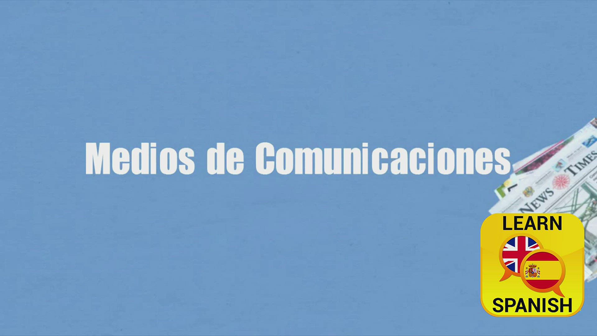'Video thumbnail for Media in Spanish'