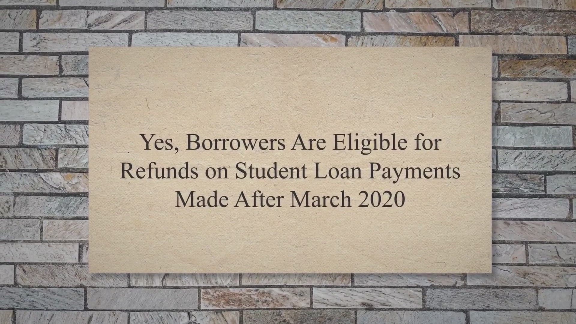 Yes Borrowers Are Eligible For Refunds On Student Loan Payments Made After March Truth Or Fiction