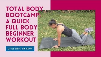 'Video thumbnail for Total Body Bootcamp: A Quick Full Body Beginner Workout'