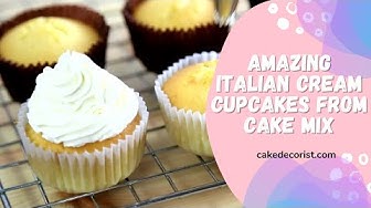 'Video thumbnail for Amazing Italian Cream Cupcakes From Cake Mix'