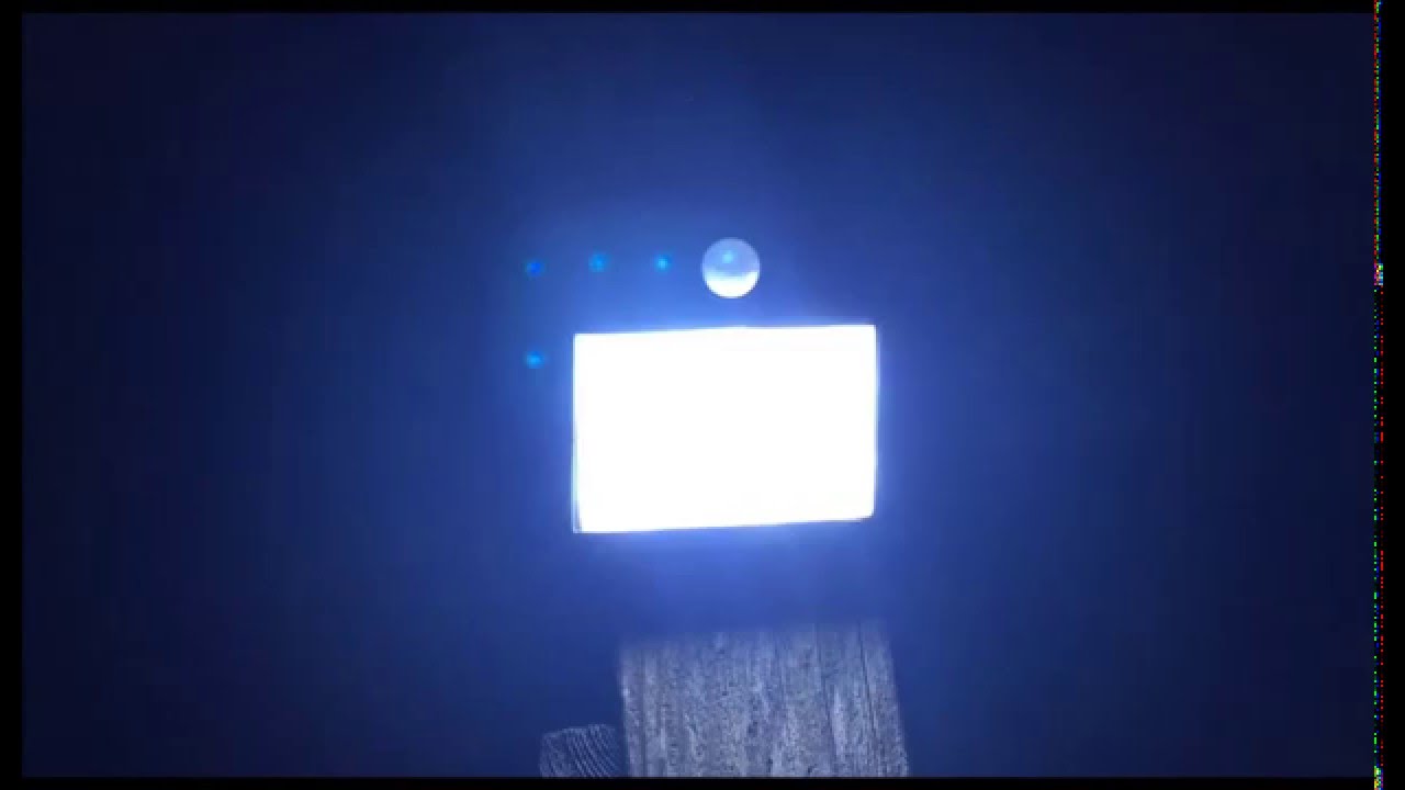 'Video thumbnail for Gotideal Motion Activated Solar Light Review'