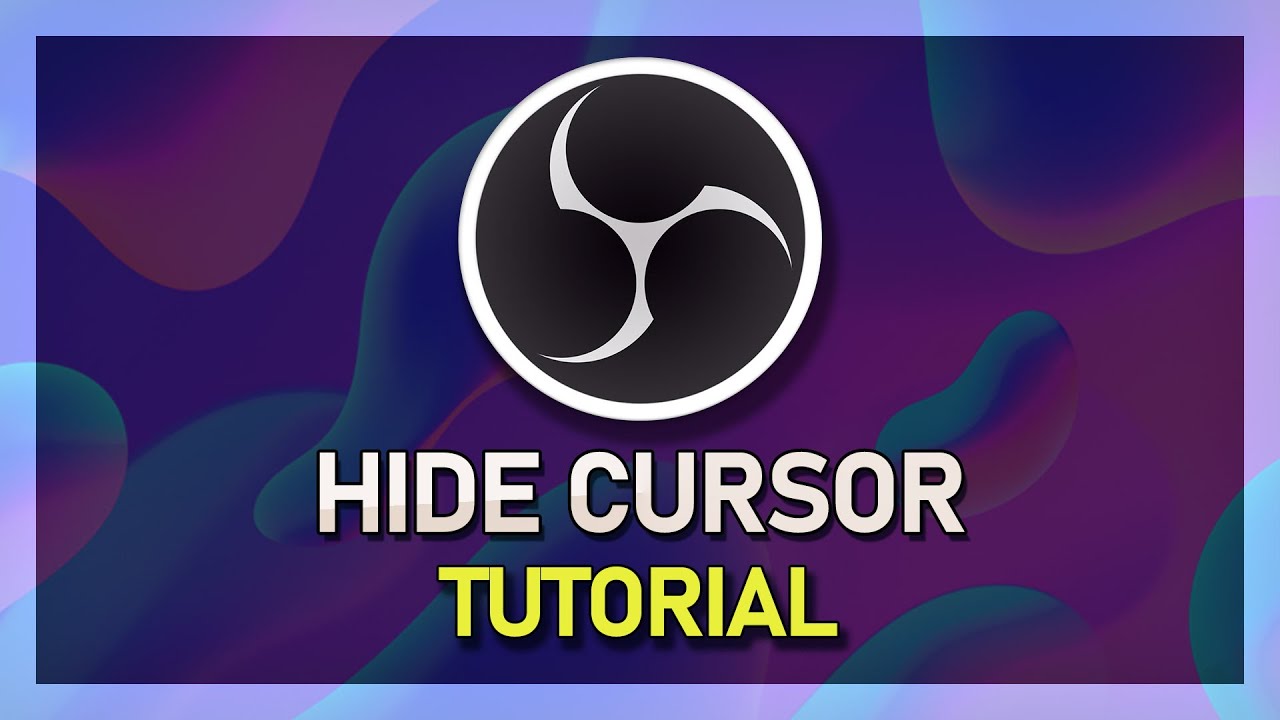 'Video thumbnail for OBS Studio - How To Hide Cursor'