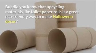 'Video thumbnail for Cheap Halloween Decorations From Empty Toilet Paper Rolls'