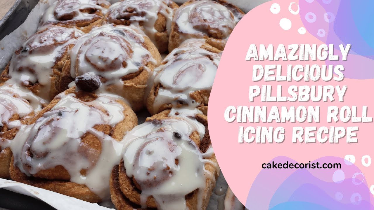 'Video thumbnail for Amazingly Delicious Pillsbury Cinnamon Roll Icing Recipe'