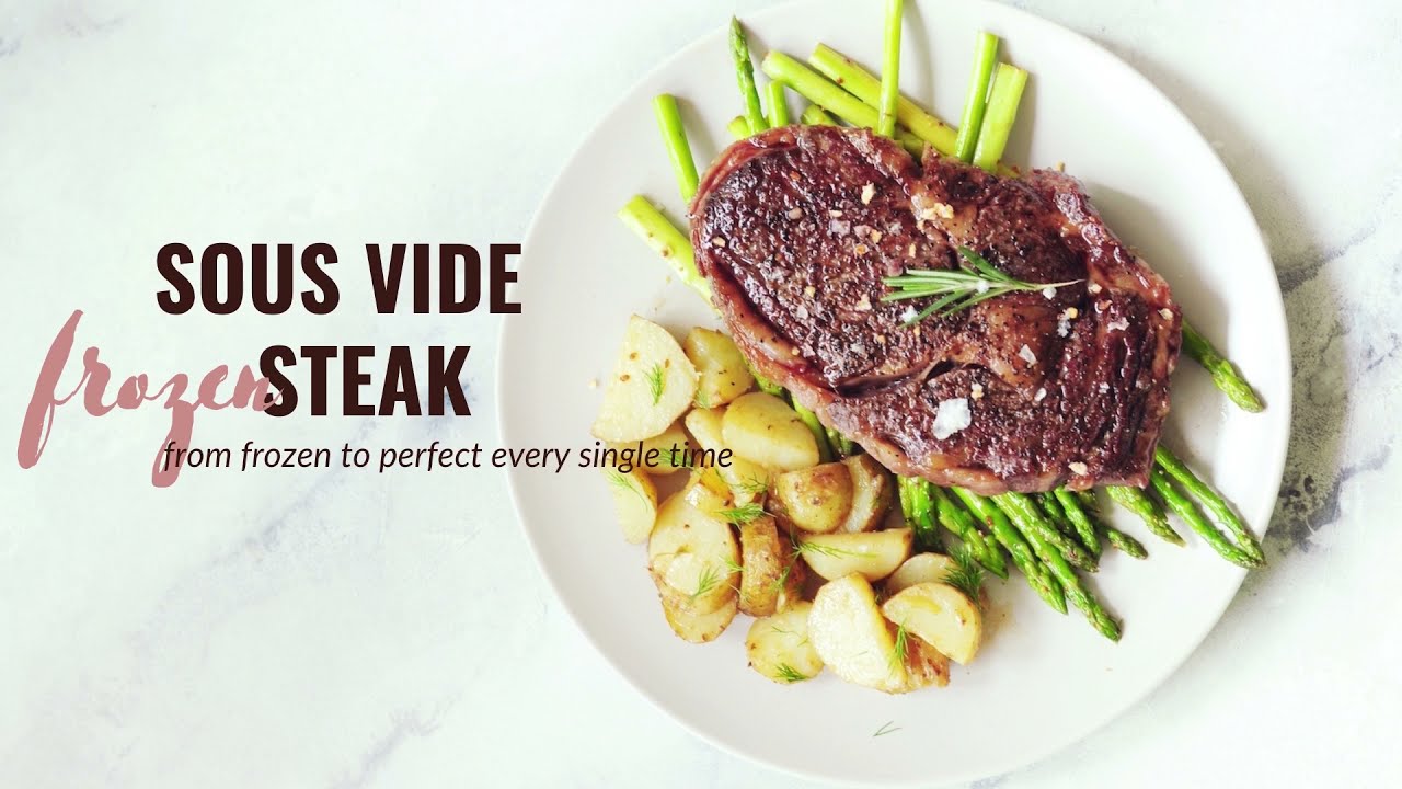 'Video thumbnail for Sous Vide Frozen Steak'