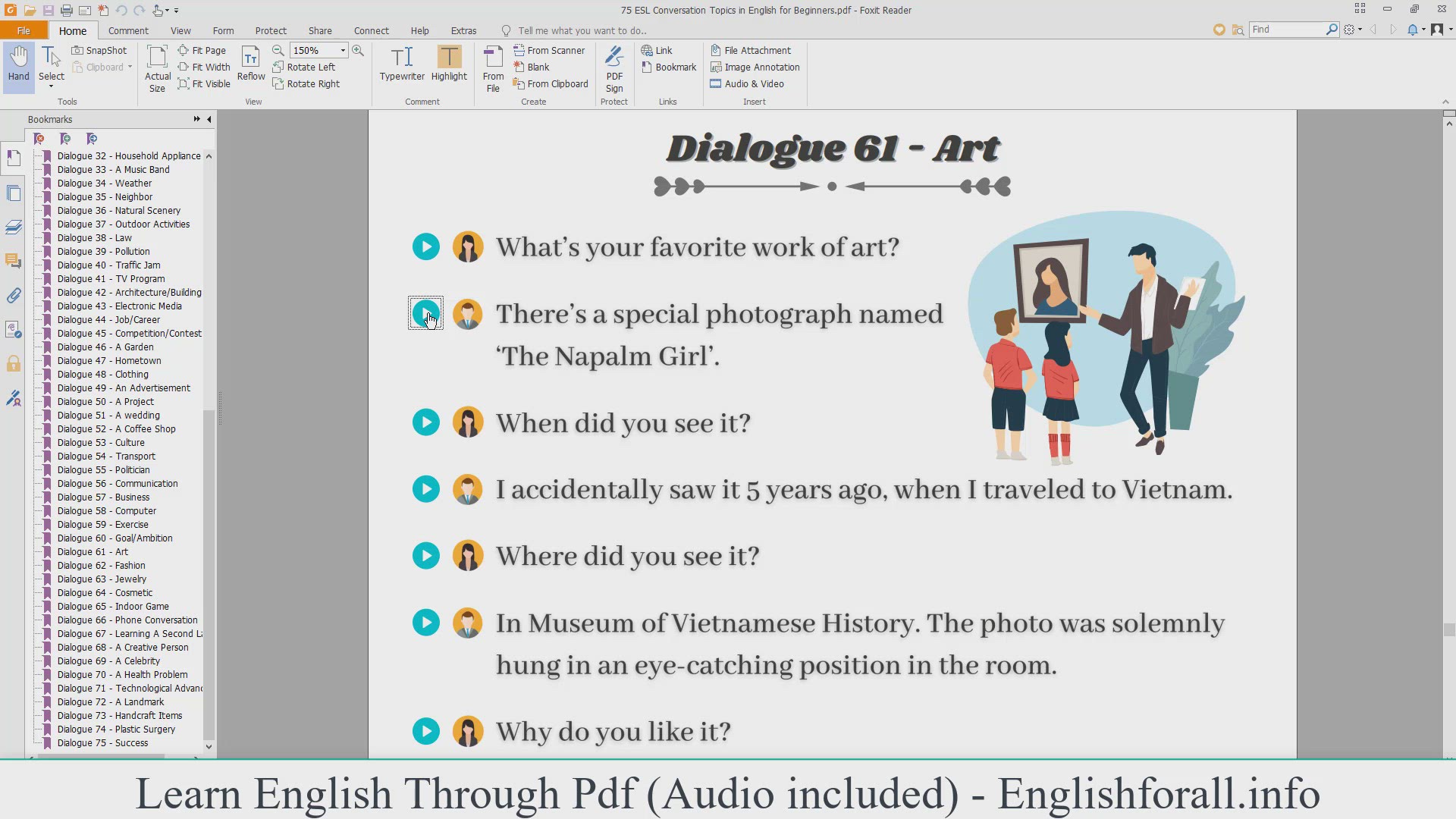 'Video thumbnail for English Conversation About Art'