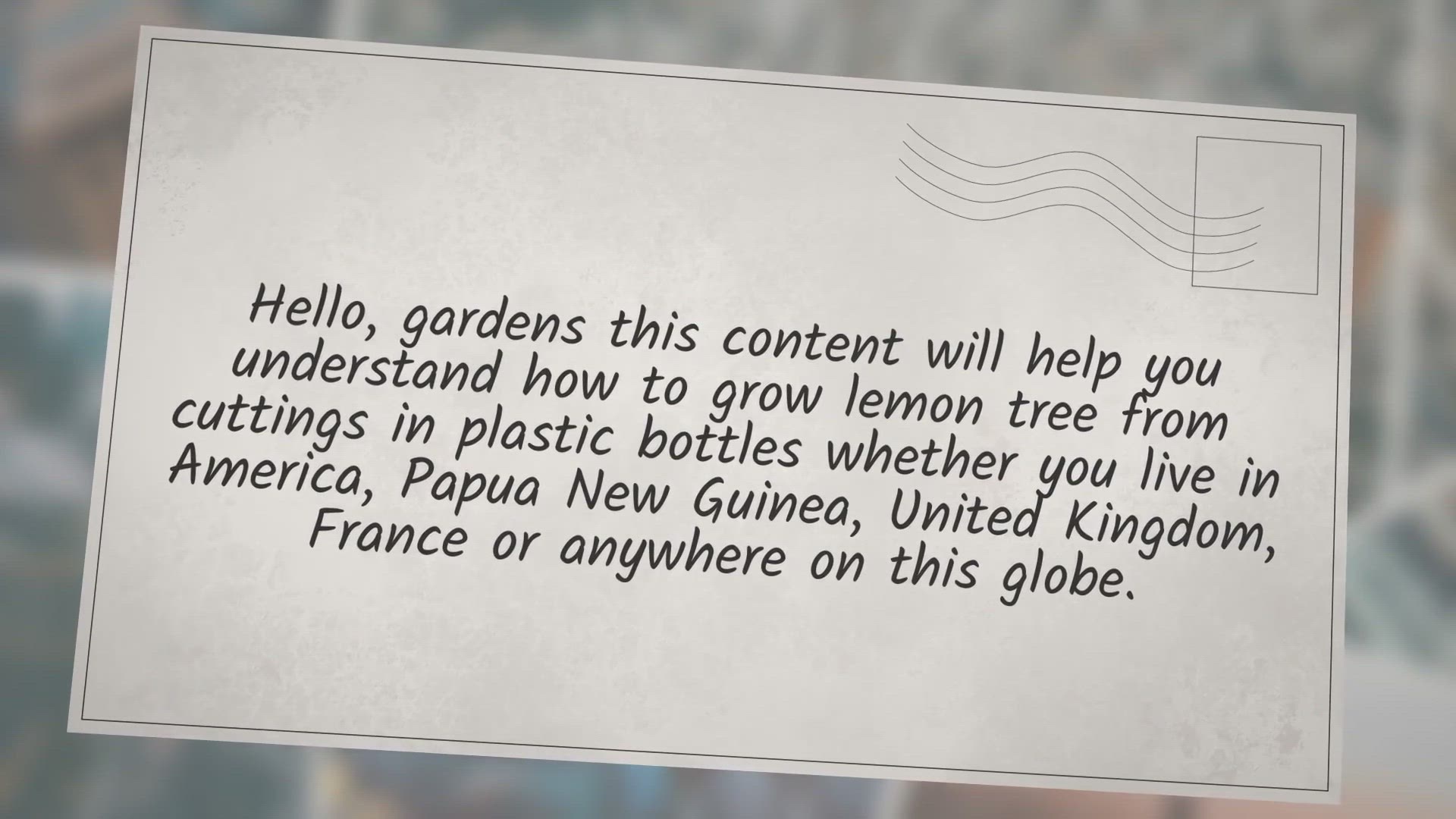 'Video thumbnail for How to grow Lemon Tree from cuttings in plastic bottle'
