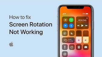 'Video thumbnail for How To Fix iPhone Screen Rotation Not Working'