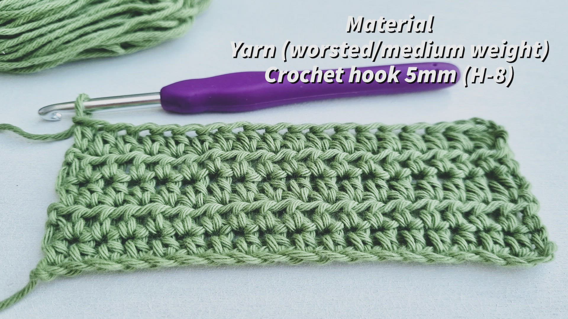 'Video thumbnail for How to Half Double Crochet'