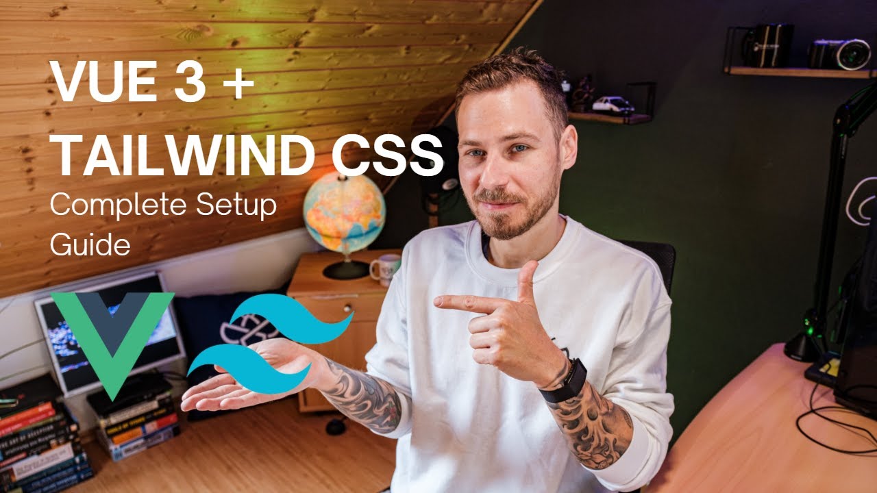 'Video thumbnail for Vue 3 and Tailwind CSS - Complete Setup Guide (WSL2/Ubuntu 20.04)'