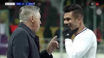 'Video thumbnail for Real Madrid vs Sheriff: Casemeiro Asks Ancelotti if He Should Get A Yellow Card Against Sheriff'