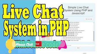 Free live chat code in php