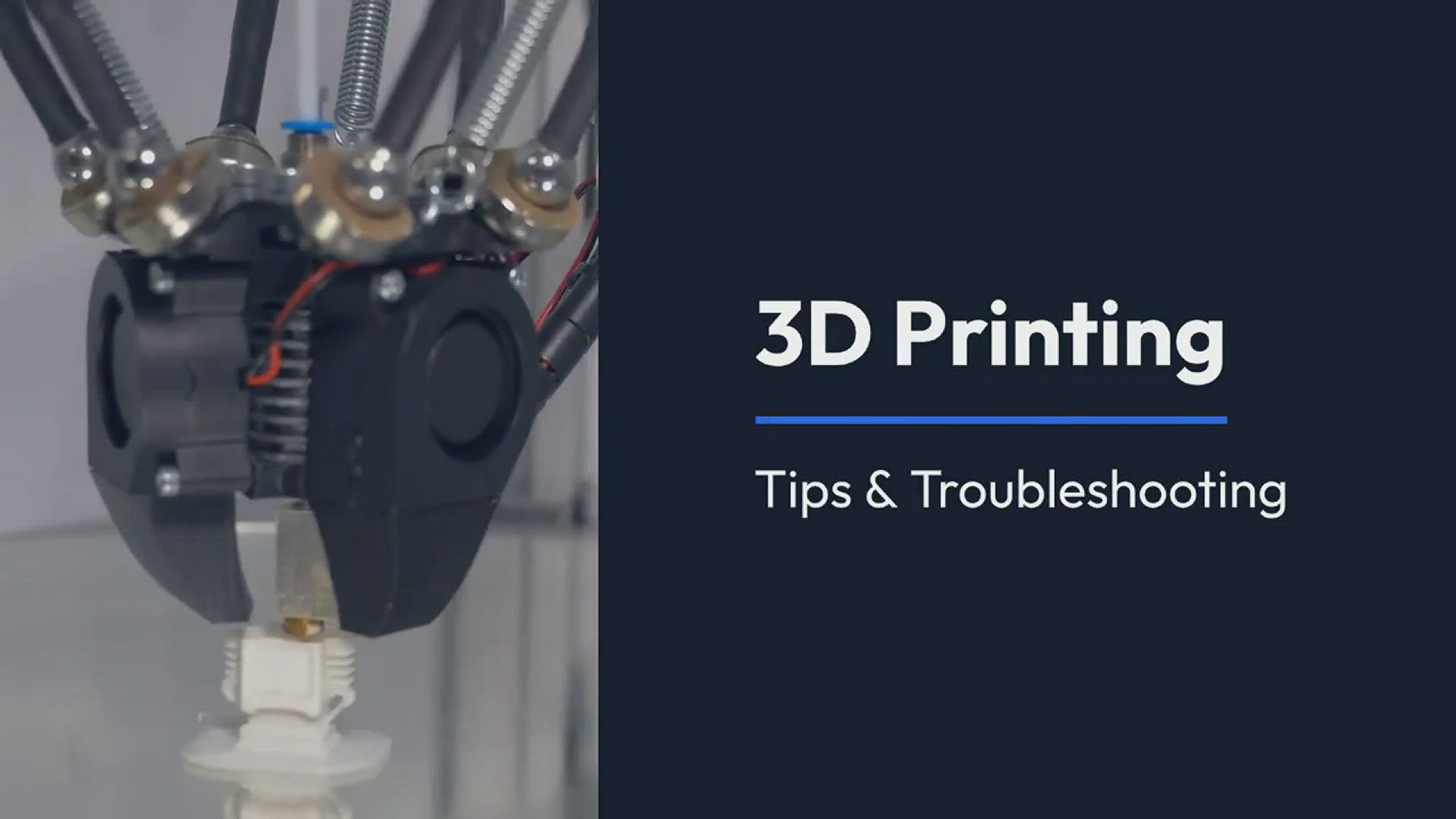 'Video thumbnail for 3D Printing Troubleshooting Tips'