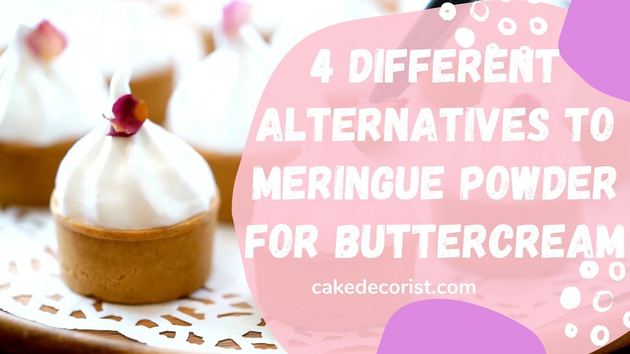 'Video thumbnail for 4 Different Alternatives To Meringue Powder For Buttercream'