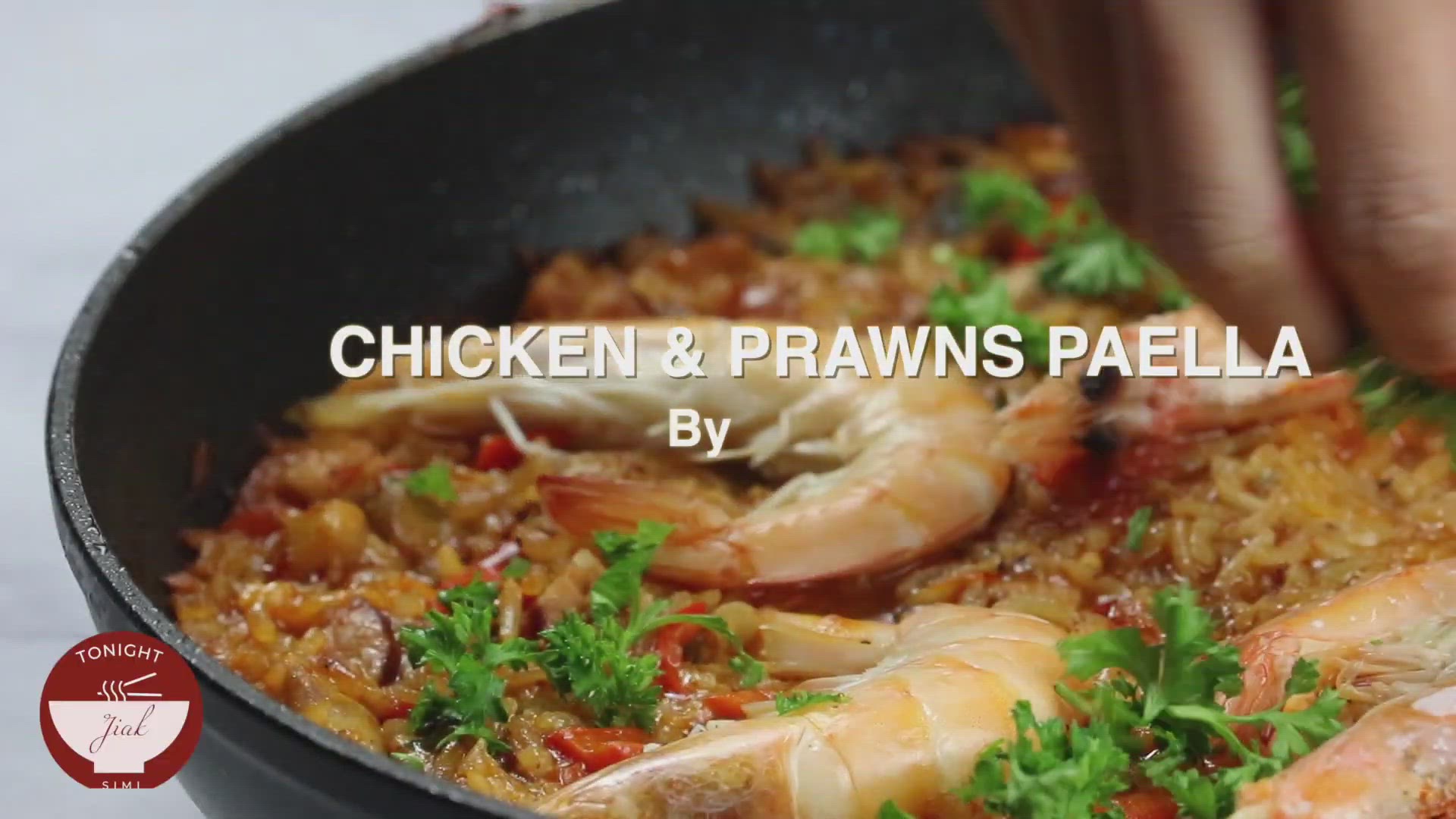'Video thumbnail for Paella of Prawn And Chicken'