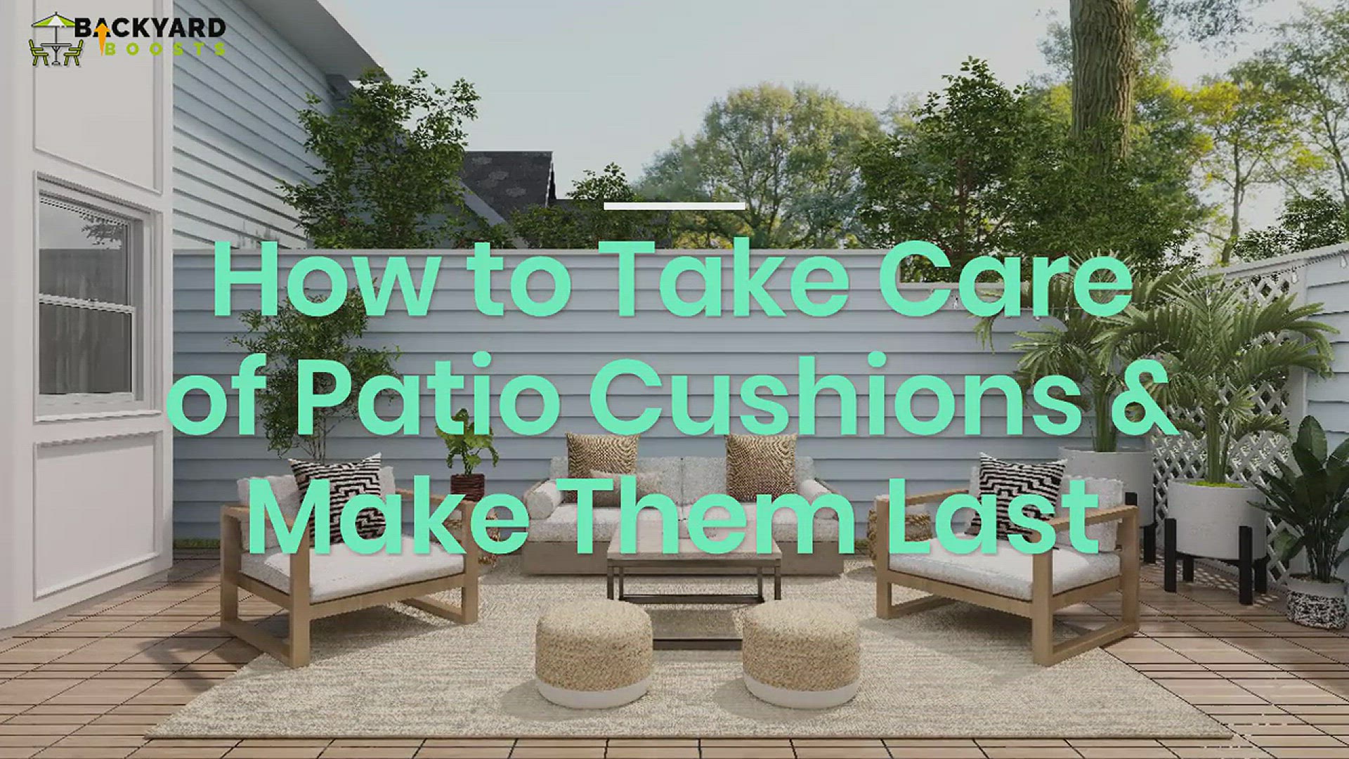 'Video thumbnail for How to Care for Your Outdoor Cushions'