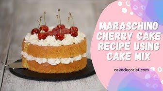 'Video thumbnail for Maraschino Cherry Cake Recipe Using Cake Mix'