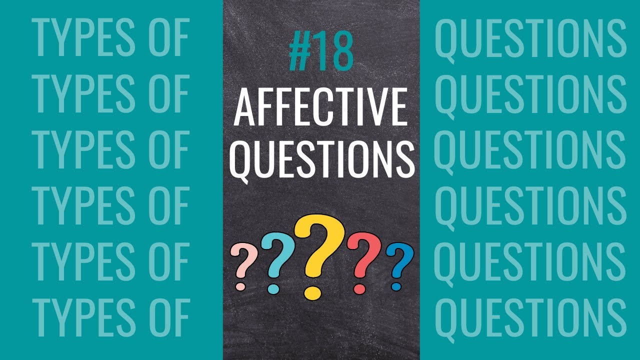 'Video thumbnail for Teachers: How To Ask Affective Questions #shorts'