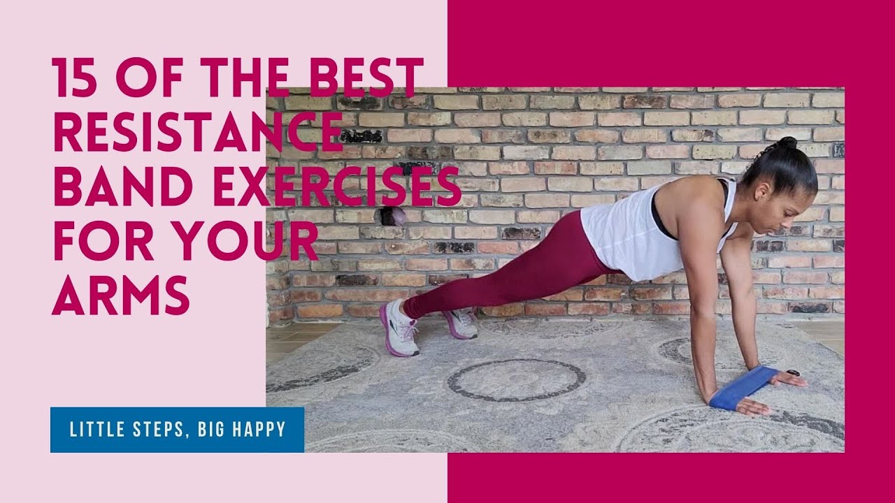 'Video thumbnail for 15 of the Best Resistance Band Exercises for Your Arms'