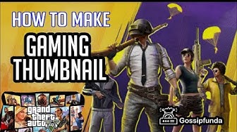 'Video thumbnail for How To Make Professional Gaming Thumbnail | Gaming Thumbnail Tutorial YouTube 2021'