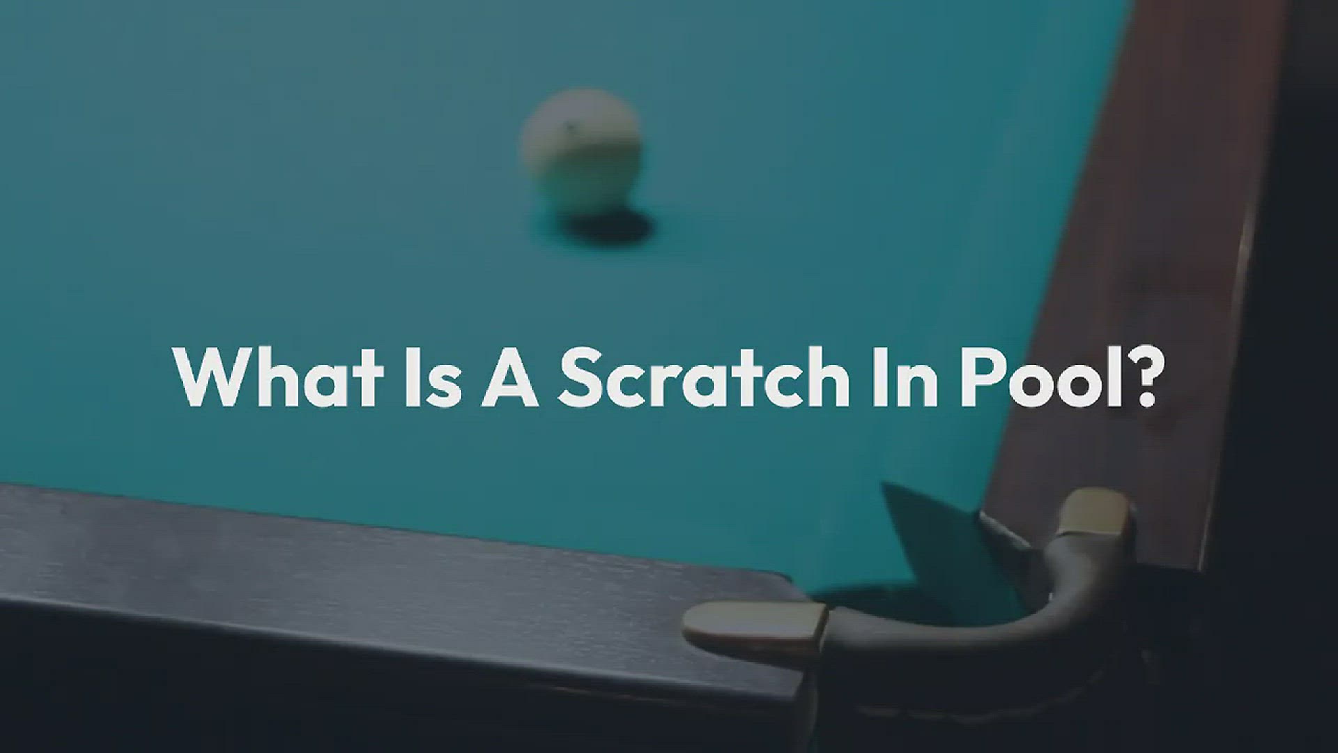 'Video thumbnail for What is a Scratch in Pool?'