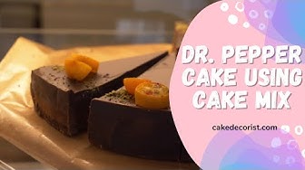 'Video thumbnail for Dr  Pepper Cake Using Cake Mix'