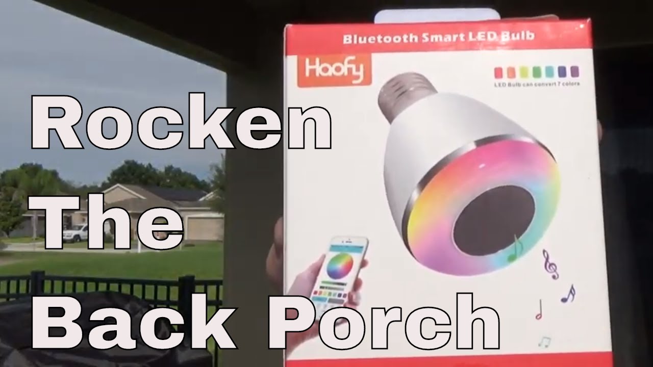 'Video thumbnail for Review Light Bulb Bluetooth Speakers'