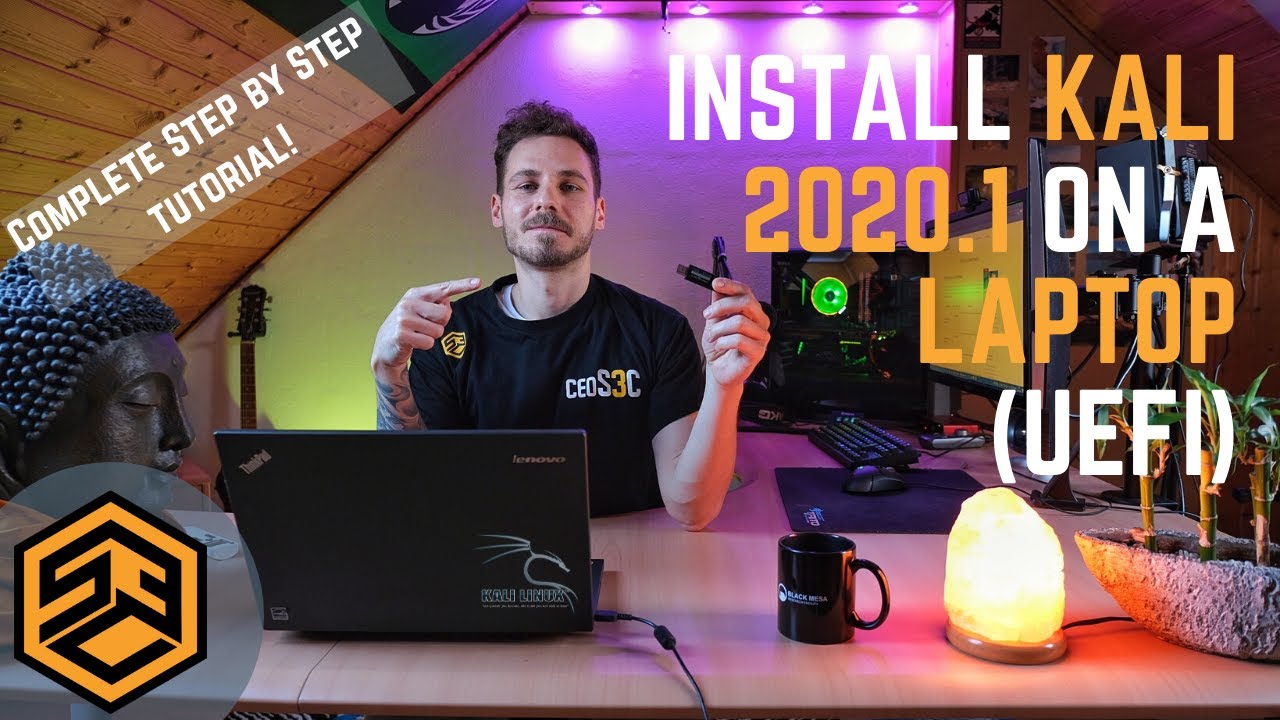 'Video thumbnail for Install Kali Linux on a Laptop - Foolproof Step-by-Step Guide!'